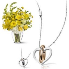 Breil Crossing Love + Flowers Necklace (Curated)